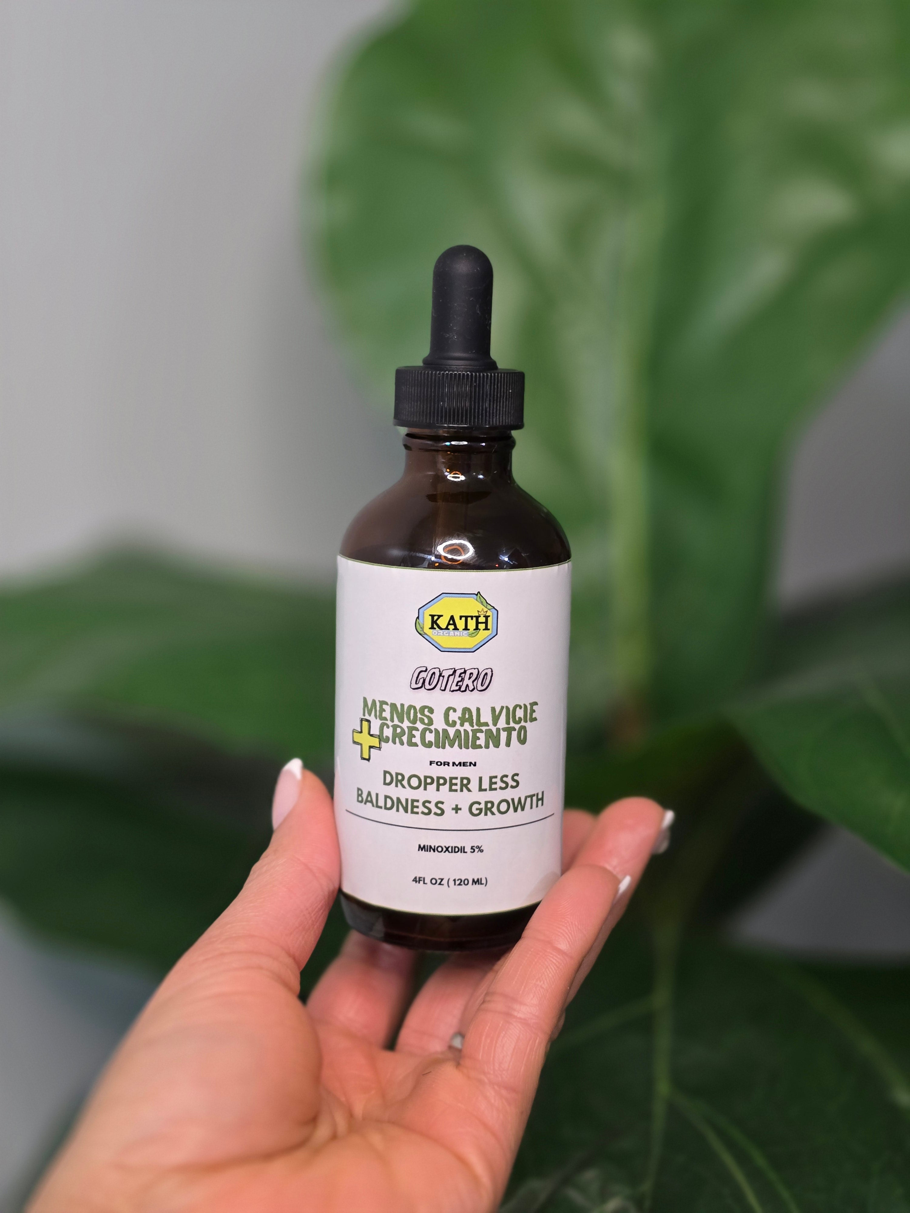 GOTERO MENOS CALVICIE + CRECIMIENTO PARA HOMBRES