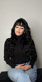 CABELLO ONDULADO PREMIUM CON COSTURA