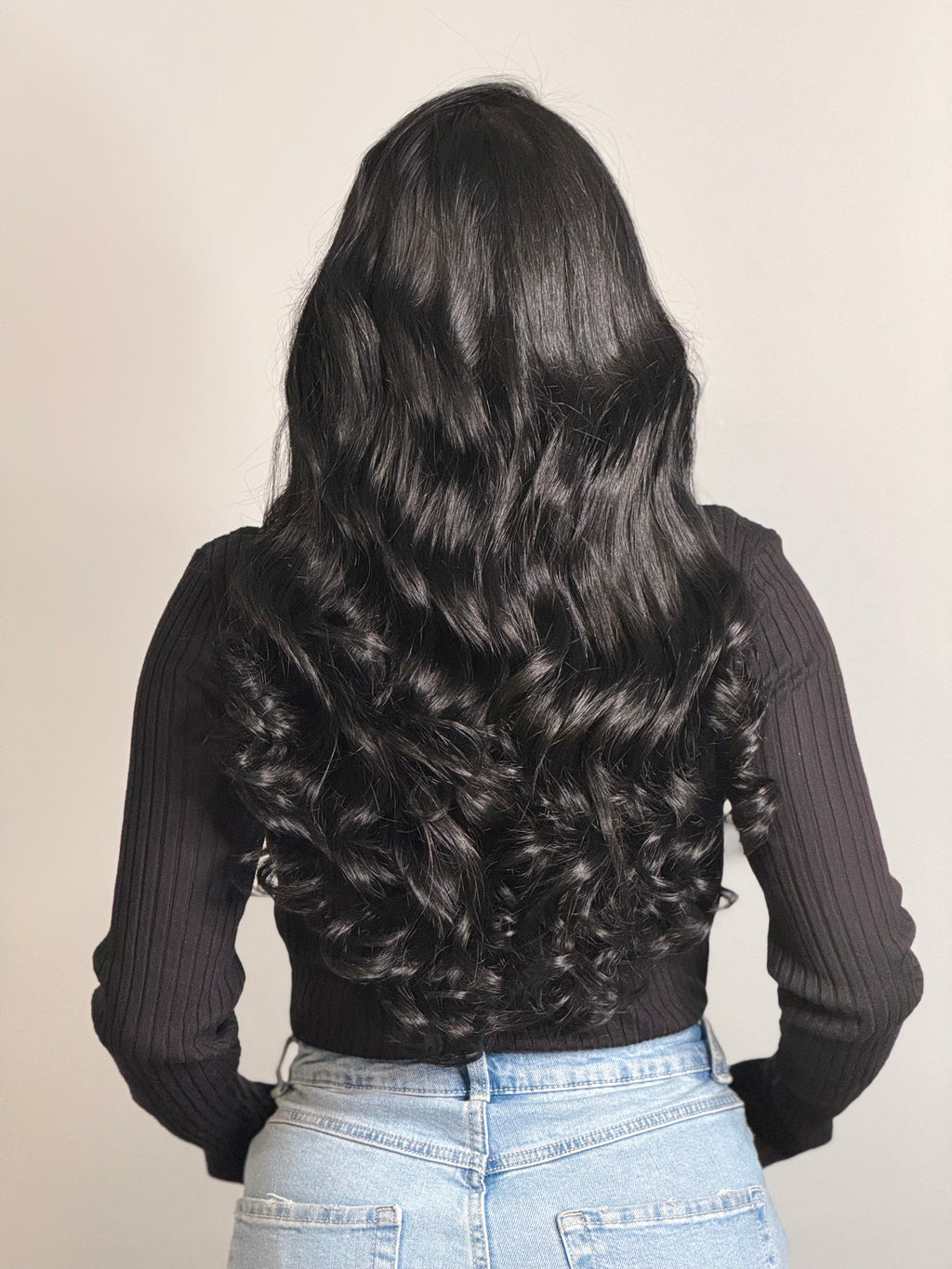 CABELLO ONDULADO PREMIUM CON COSTURA