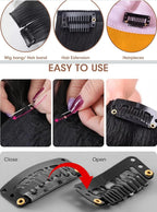 GRAPA O CLIPS DE PRESION PARA EXTENSIONES DE CABELLO