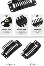 GRAPA O CLIPS DE PRESION PARA EXTENSIONES DE CABELLO
